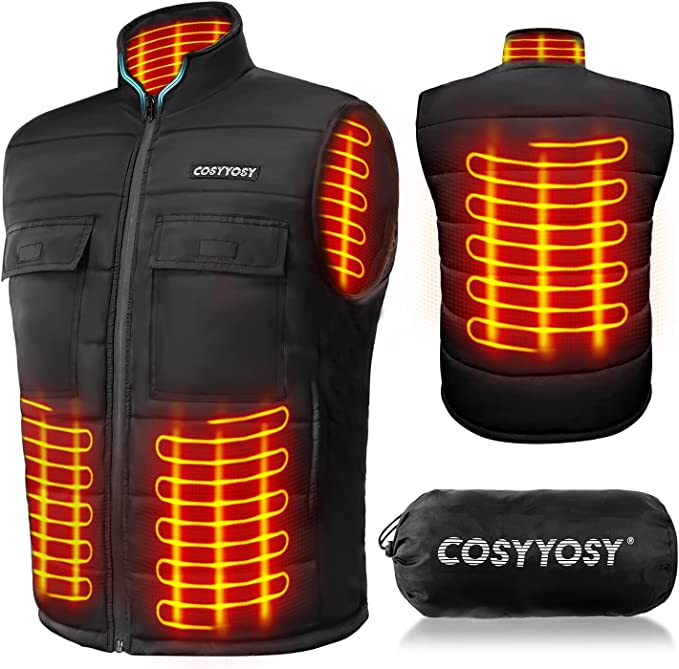 heated fishing vest winter night fishing gift