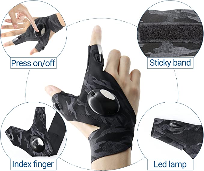 fishing gloves light night fishing gift