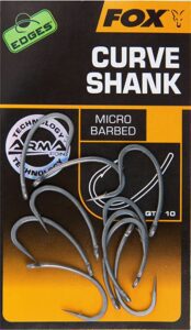 Fox curved shank fishing hooks